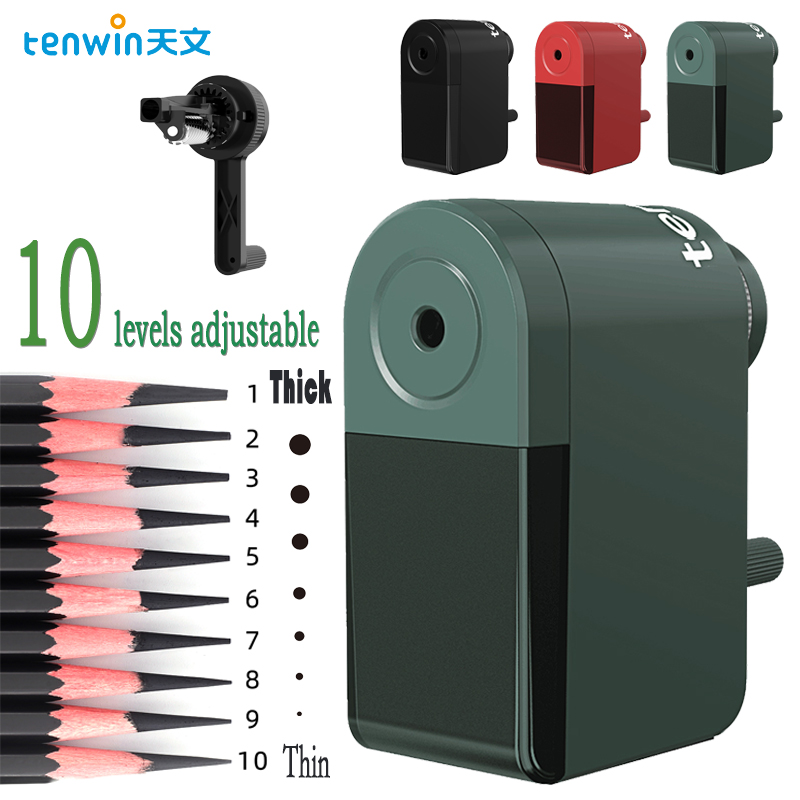 Electric Pencil Sharpener Usb - Tenwin 3 Màu Văn Phòng Phẩm