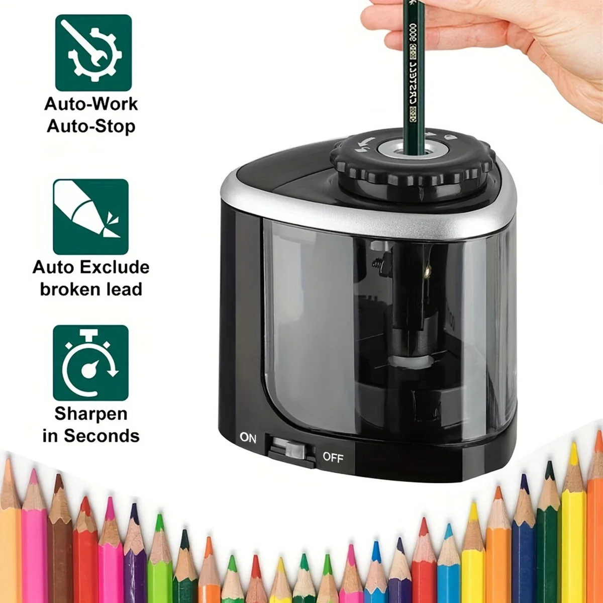 Electric Pencil Sharpener Usb - Electric Sharpener Assembly Desktop Automatic Pencil