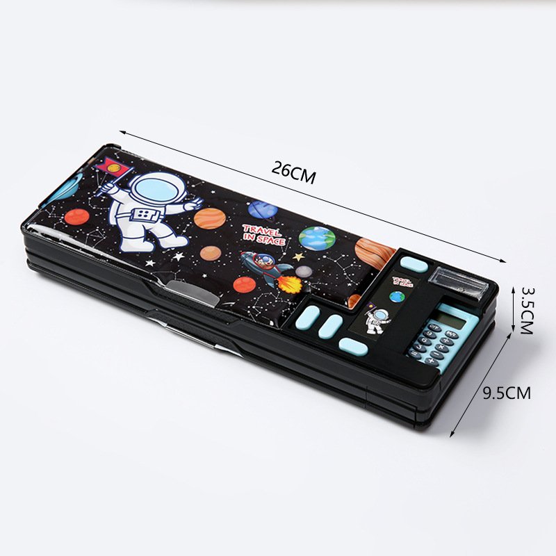 Scientific Calculator For Secondary School - Built-in Calculator Plastic Stationery Box for