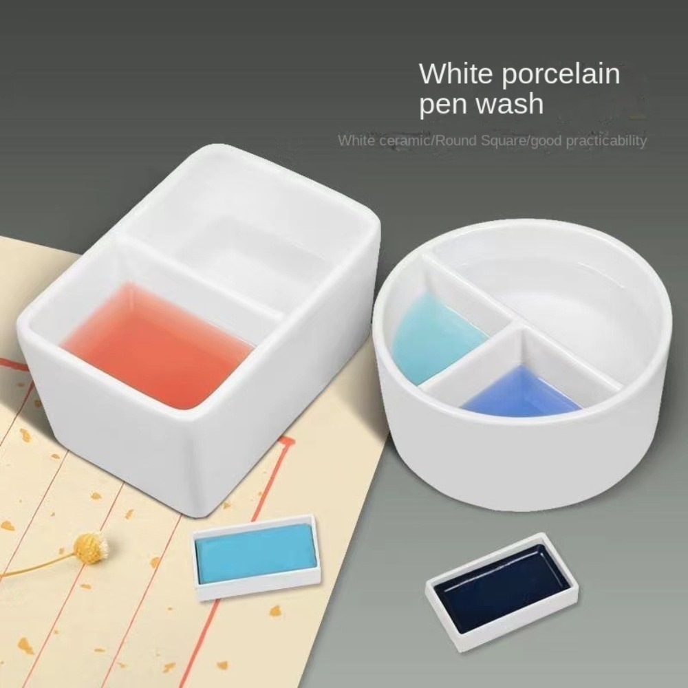 Writing Tools - Painting Tool Ceramic Washing Palette Ceramic