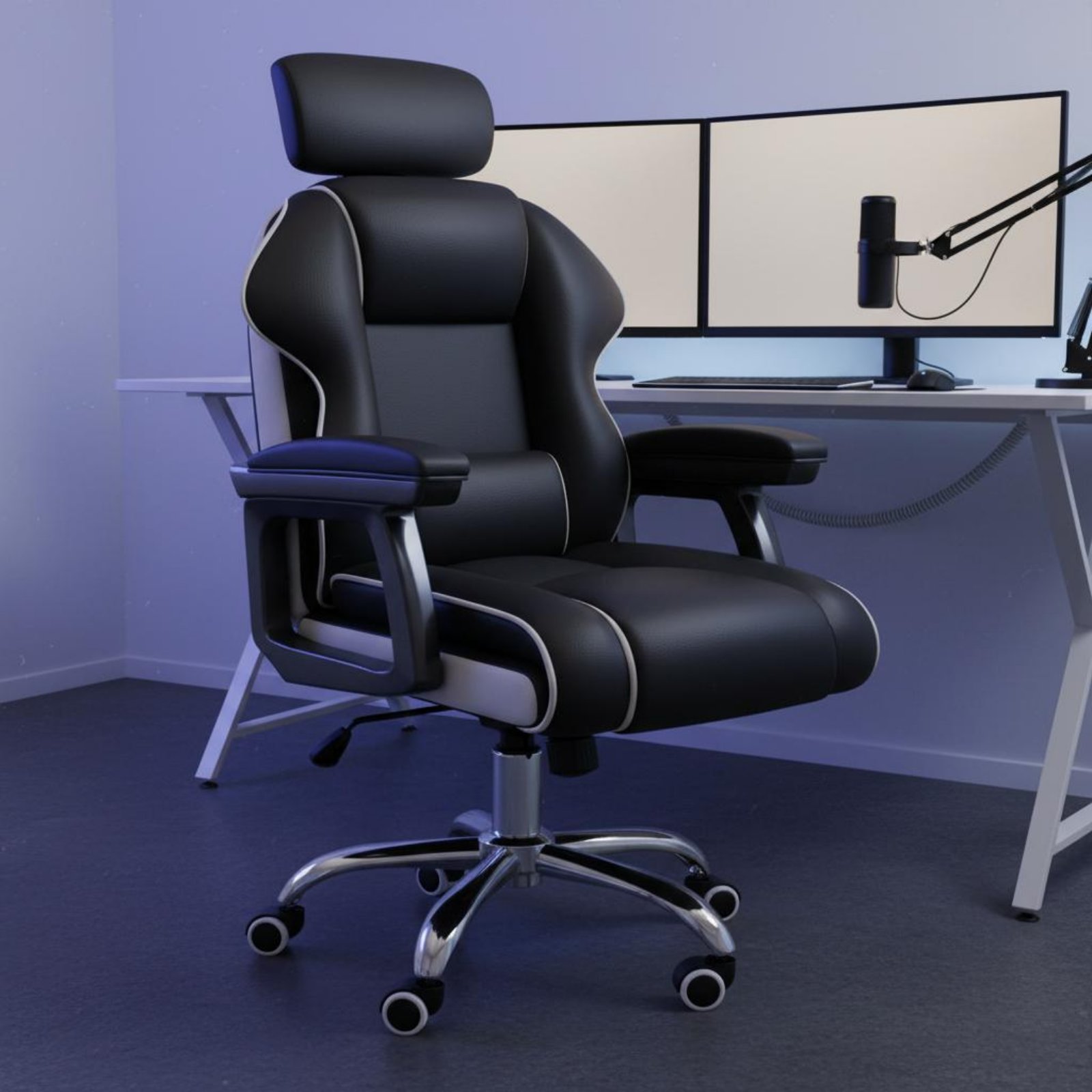 Office Furniture - Ergonomic Gaming Chair Height Adjustable High-Rear