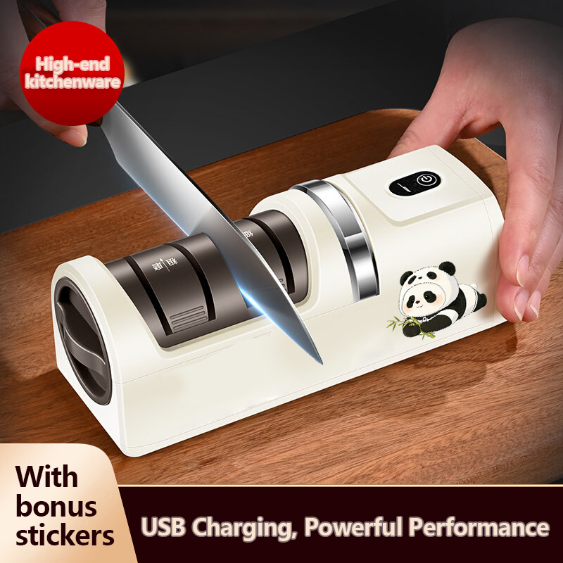 Electric Pencil Sharpener Usb - 3-Speed Adjustable Electric Knife Sharpener, USB