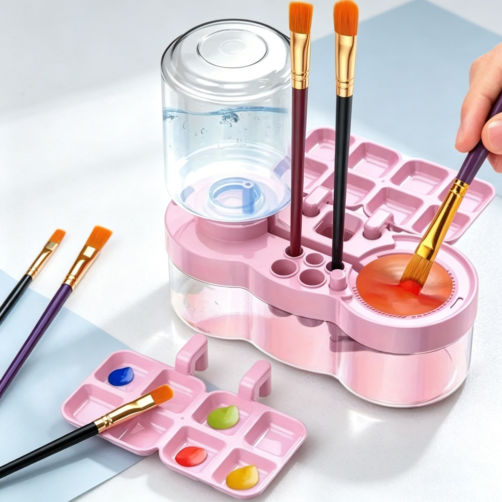 Writing Tools - Paint Brush Washer Multifunctional Portable Artist
