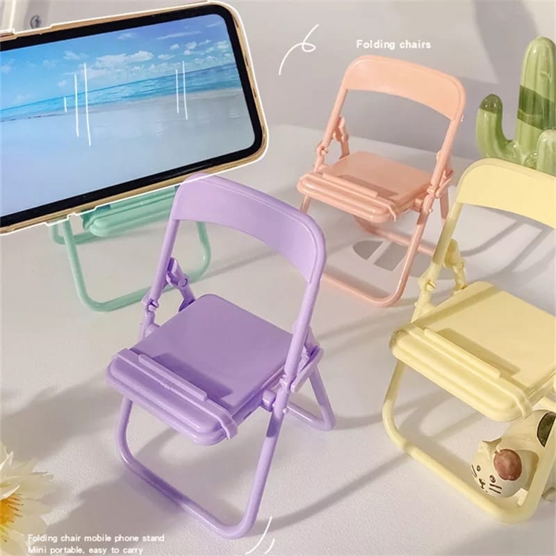 Desk Accessories - Cute Chair Phone Holder Stand Creative