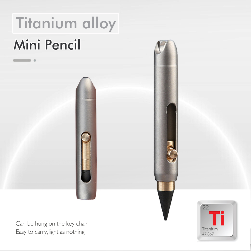 Writing Tools - New Titanium Alloy Eternal Pencil Never