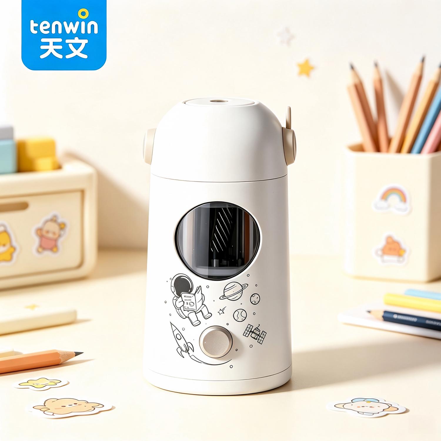 Electric Pencil Sharpener Usb - Automatic Operation Tenwin Electric Sharpener, USB‑C