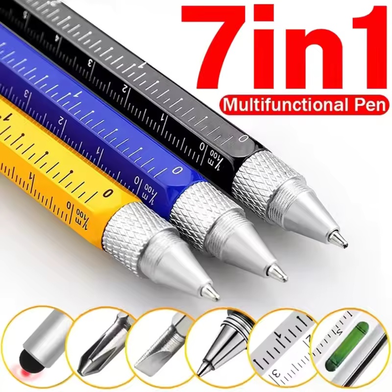 Writing Tools - 7 in 1 Multifunctional Pen Touch
