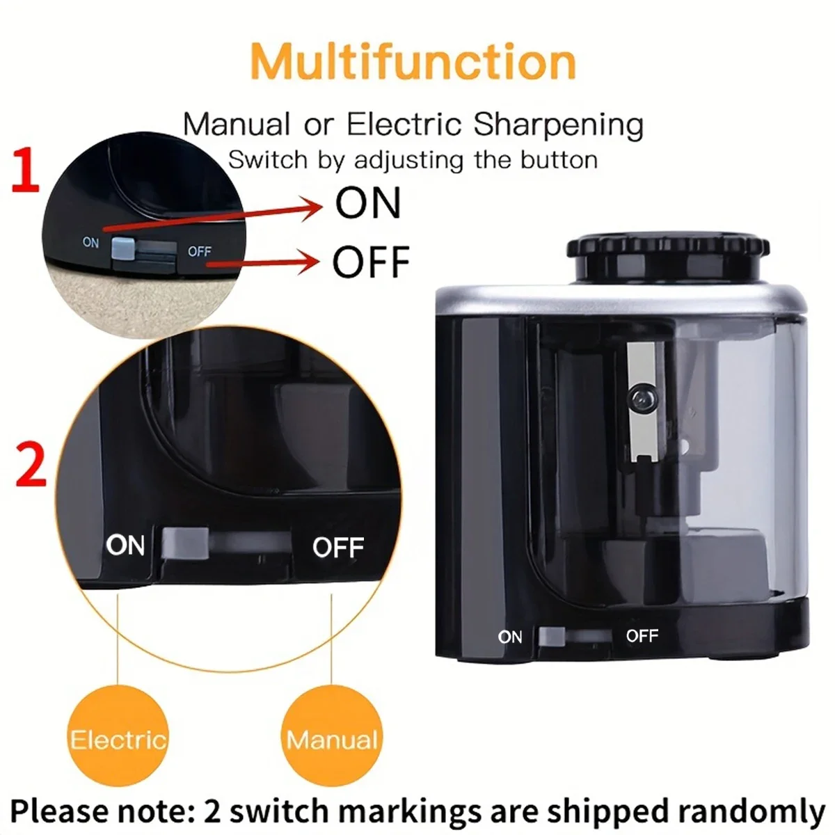 Desktop Electric Sharpener Ass - đánh giá và giá Electric Pencil Sharpener Usb