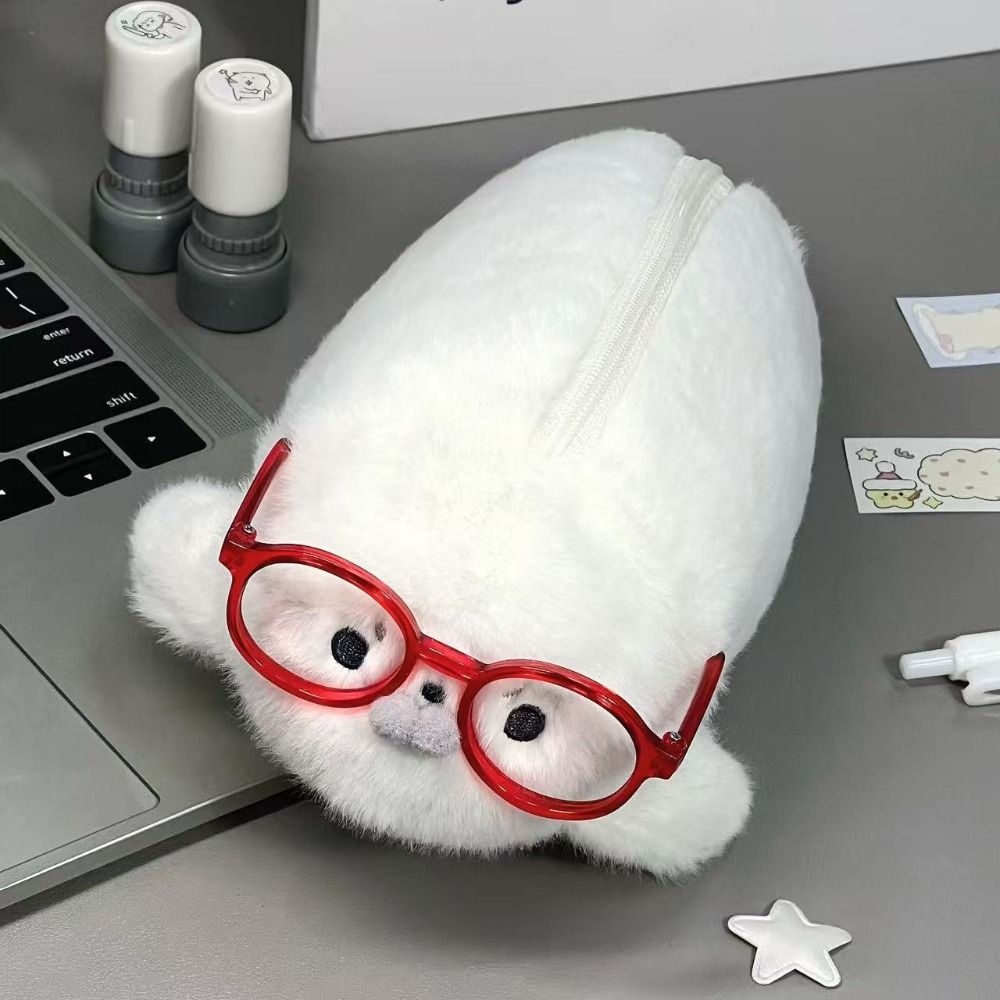 Funny Seal Doll Pencil Case Hi - đánh giá và giá Aesthetic Large Pencil Case Pouch