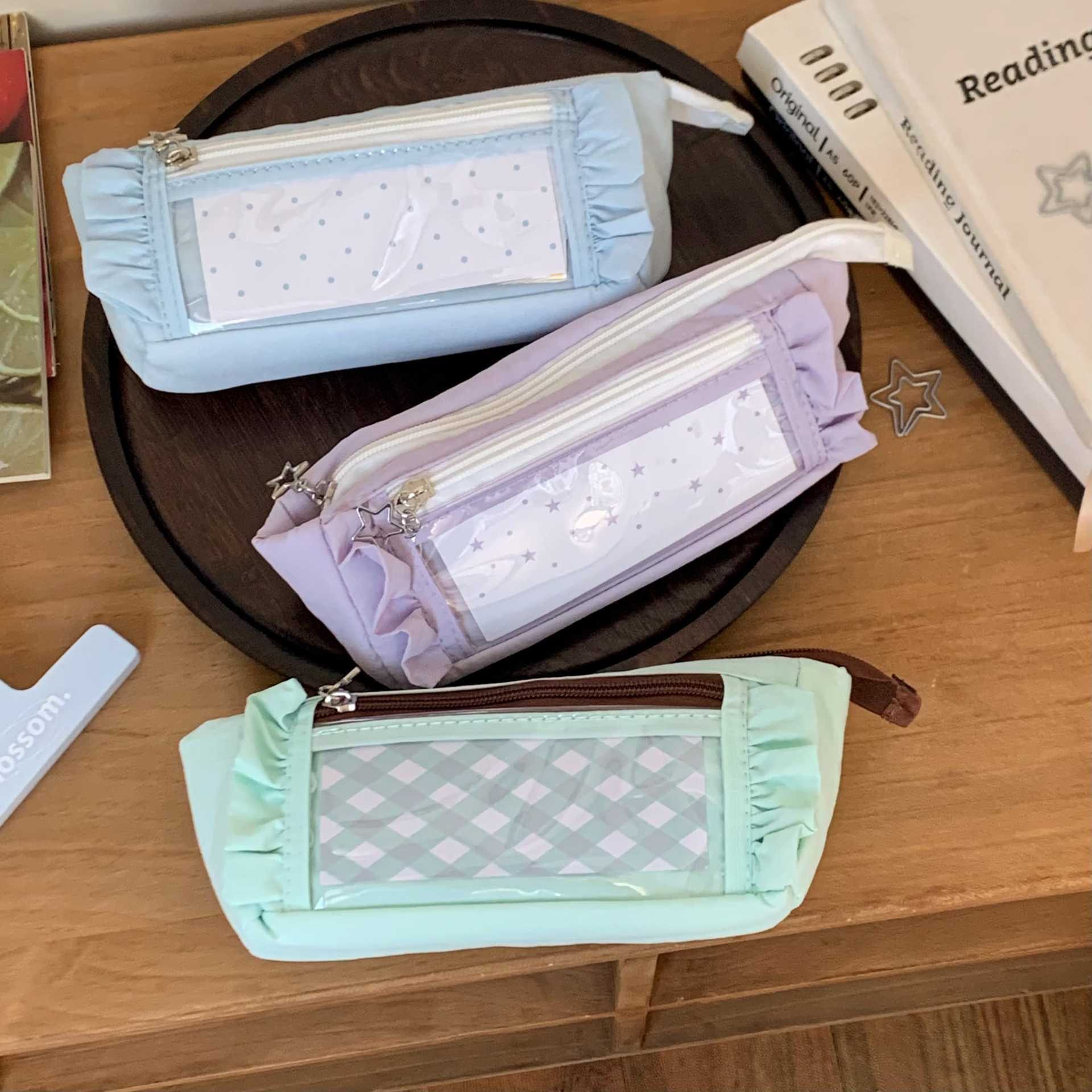 Cute Big Capacity Pencil Case  - đánh giá và giá Aesthetic Large Pencil Case Pouch