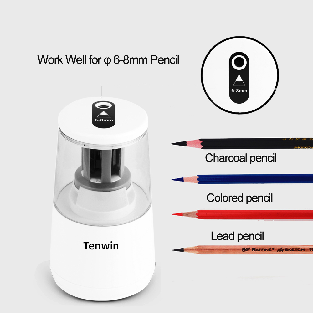 Tenwin Văn Phòng Phẩm Điện Tự  - đánh giá và giá Electric Pencil Sharpener Usb