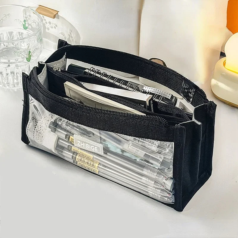 6 Layers Large Capacity Pencil - đánh giá và giá Aesthetic Large Pencil Case Pouch