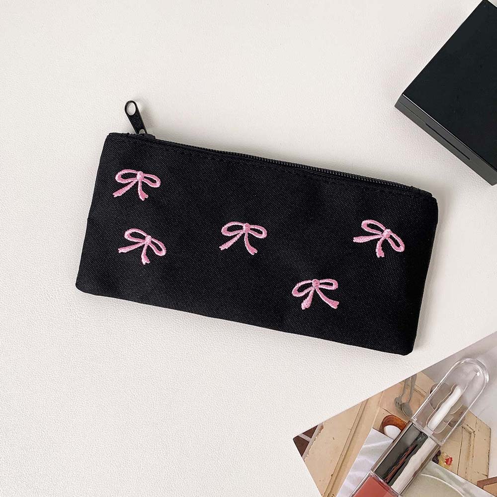 Bowknot Bow Stationery Bag Lar - đánh giá và giá Aesthetic Large Pencil Case Pouch