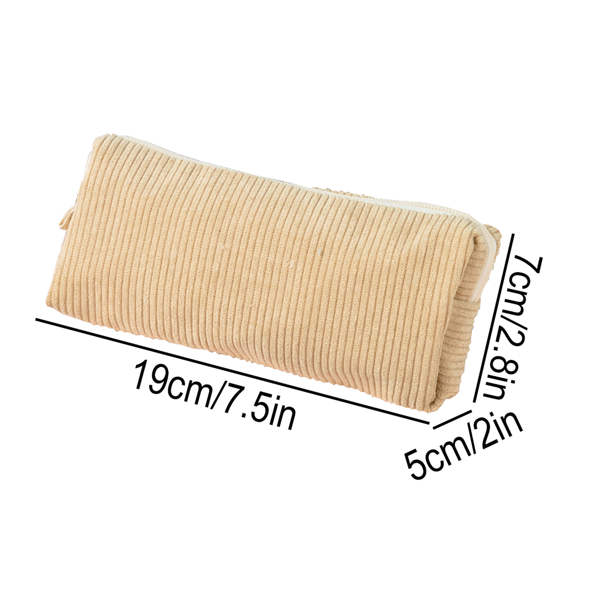 Corduroy Retro Pencil Case, La - đánh giá và giá Aesthetic Large Pencil Case Pouch
