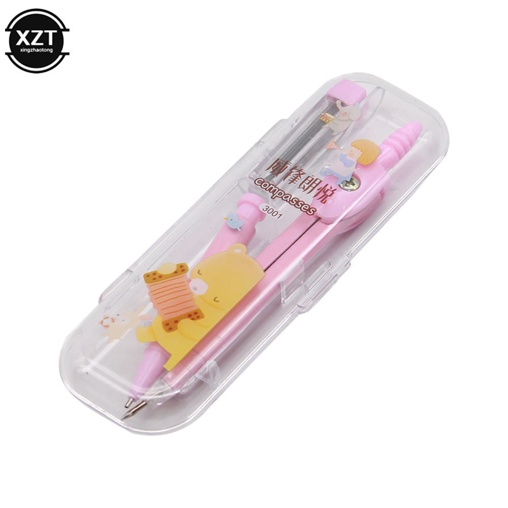 Trường La Bàn Dễ Thương Cô Gái - đánh giá và giá Math Geometry Set With Compass