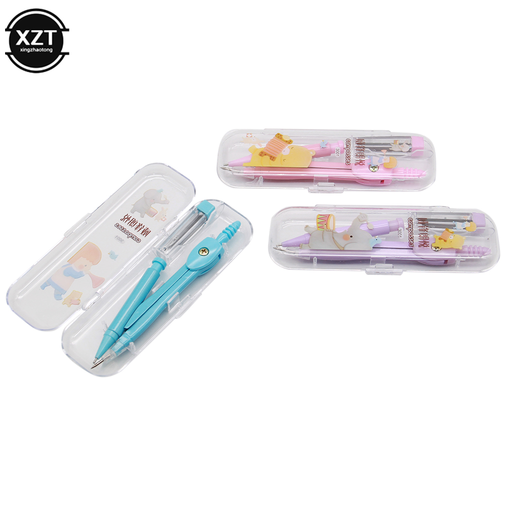 Trường La Bàn Dễ Thương Cô Gái - đánh giá và giá Math Geometry Set With Compass