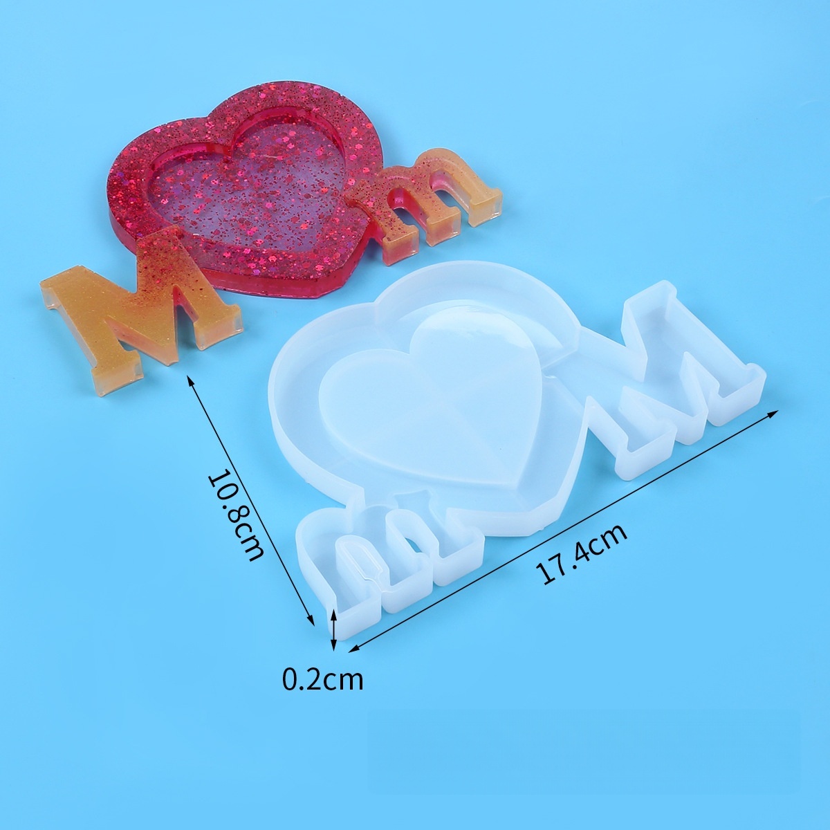 Letter Mm Epoxy Resin Silicone - đánh giá và giá Writing Tools
