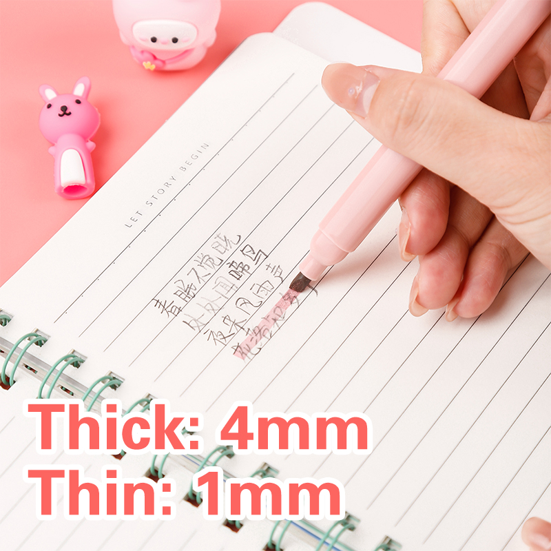 6 pcs/pack Kawaii Cat Claw Pas - đánh giá và giá Pastel Highlighter Set Double Ended