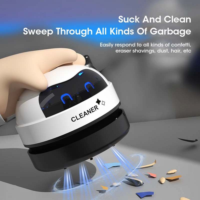 Mini USB Rechargeable Desktop  - đánh giá và giá Mini Desktop Vacuum Cleaner For Eraser Dust