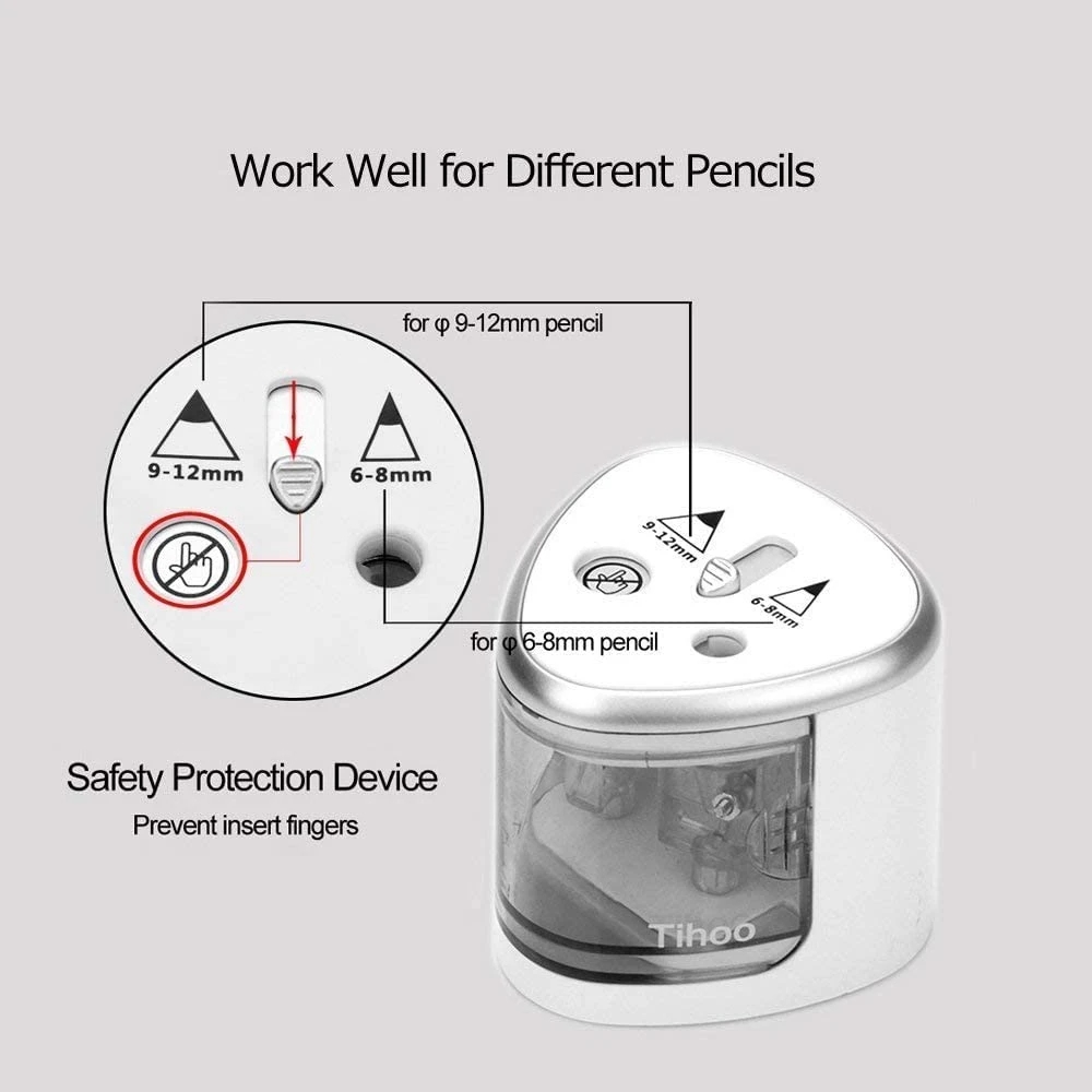 Tenwin New Two-hole Electric A - đánh giá và giá Electric Pencil Sharpener Usb