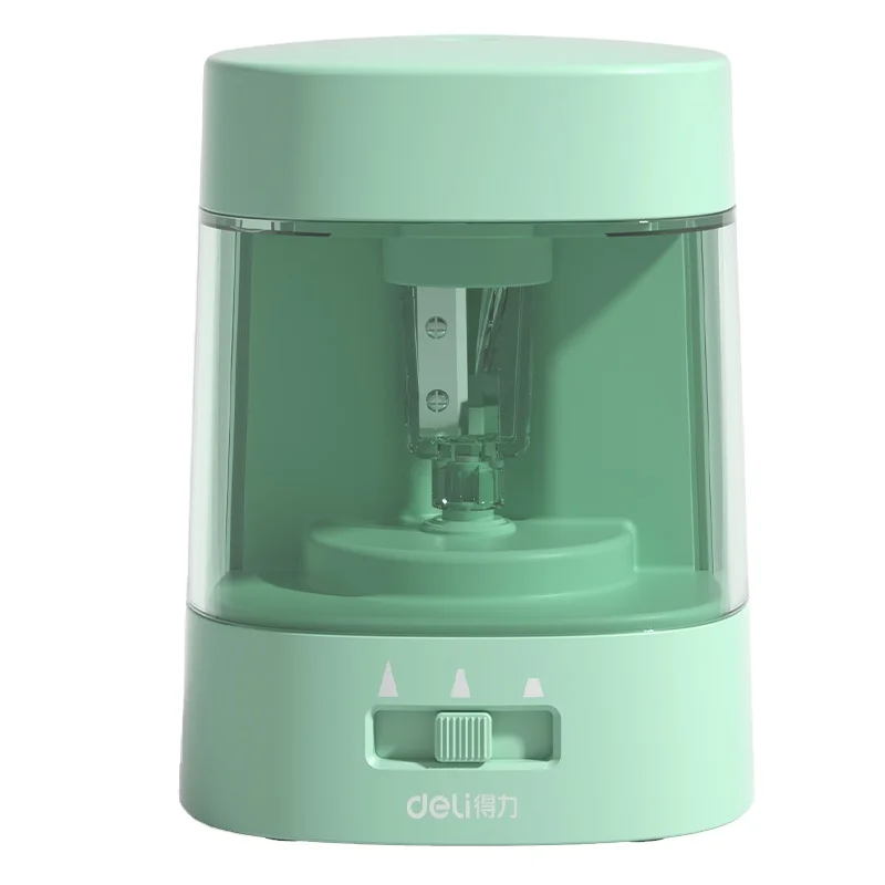 Deli VA3 Green USB battery dua - đánh giá và giá Electric Pencil Sharpener Usb