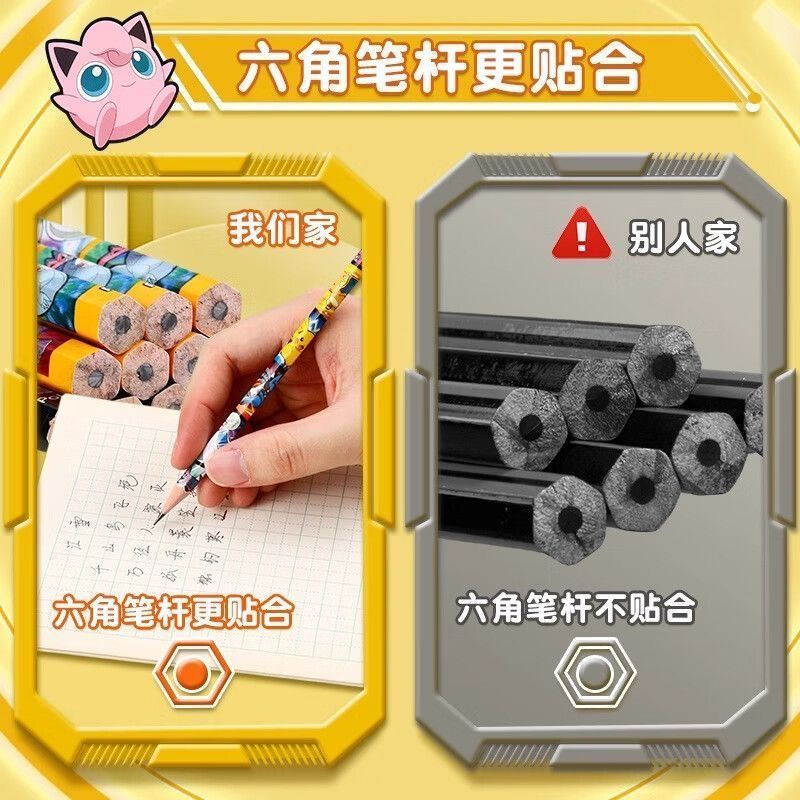 Pokémon Wooden Pencil for Elem - đánh giá và giá Writing Tools