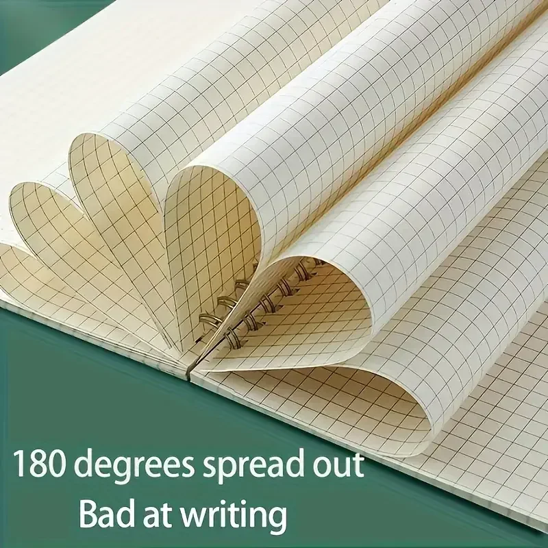 A5 Grid Notepad Spiral Bound S - đánh giá và giá Spiral Bound Grid Notebook A5