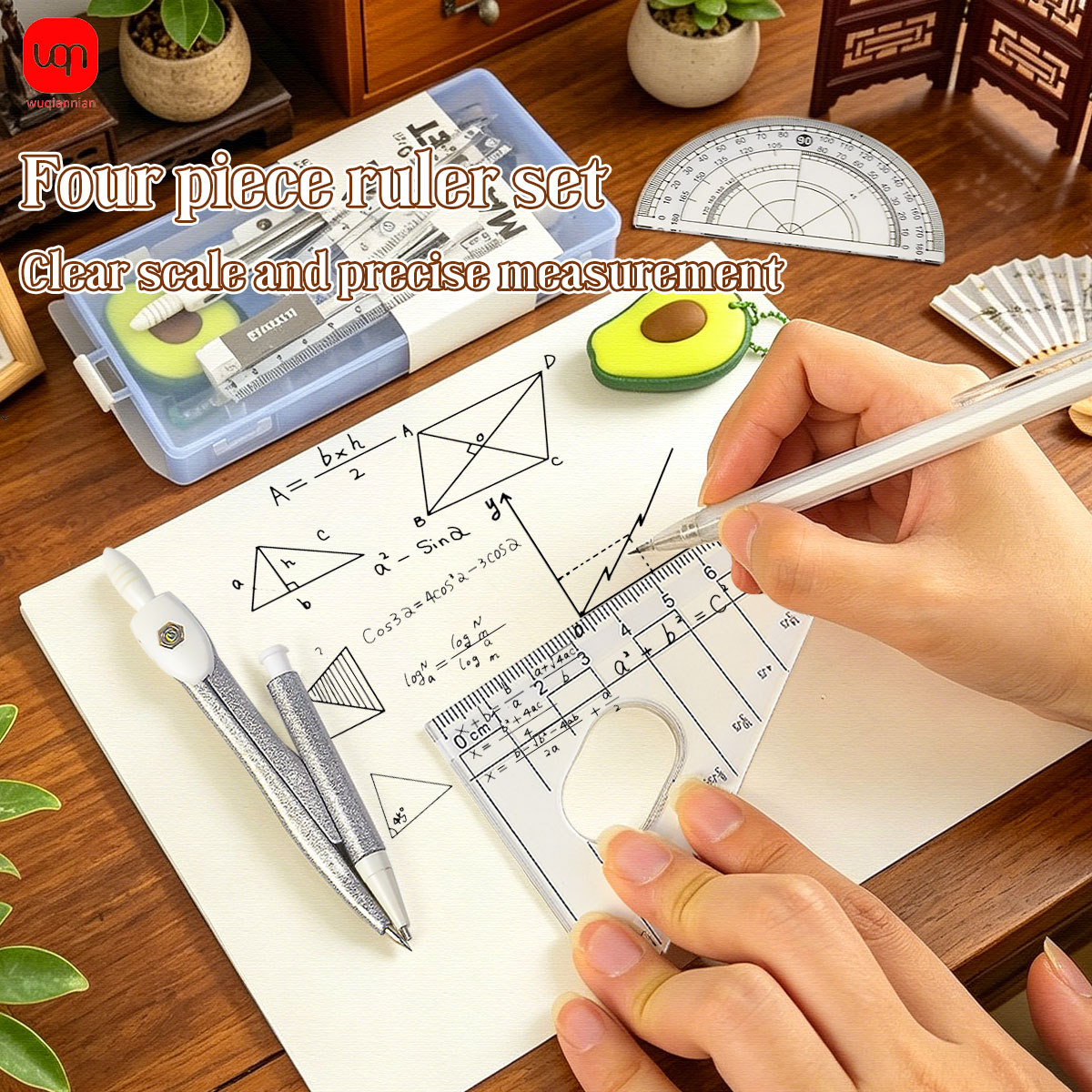 9-in-1 Student Math Geometry S - đánh giá và giá Math Geometry Set With Compass
