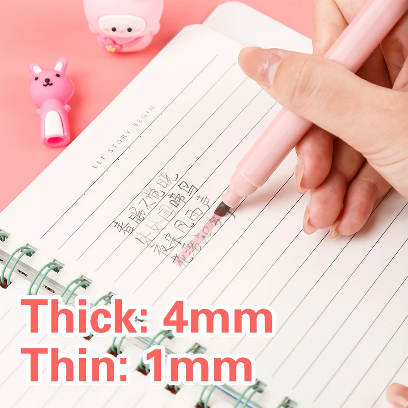 6 pcs/pack Kawaii Cat Claw Pas - đánh giá và giá Pastel Highlighter Set Double Ended
