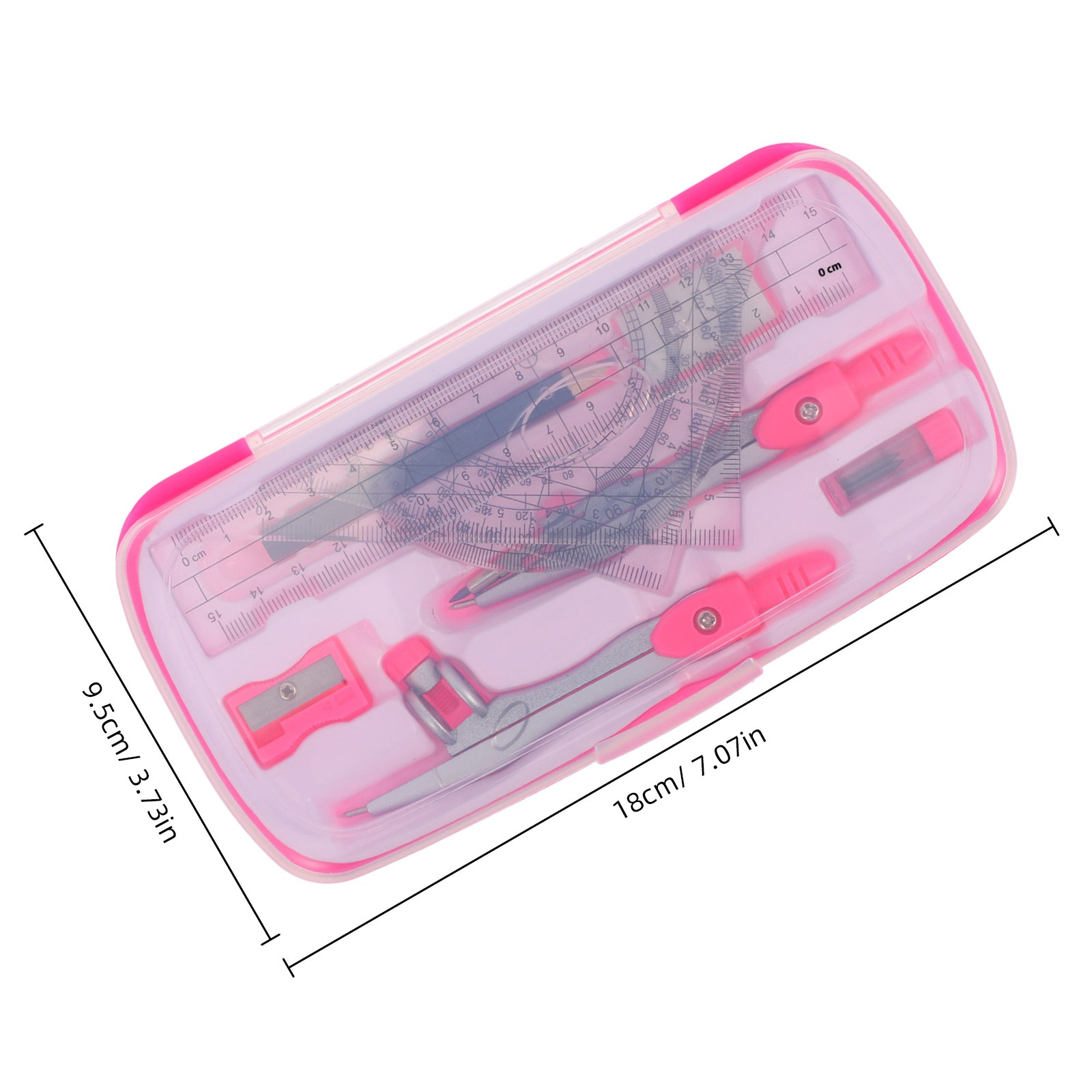 1Set Lightweight Portable Comp - đánh giá và giá Math Geometry Set With Compass