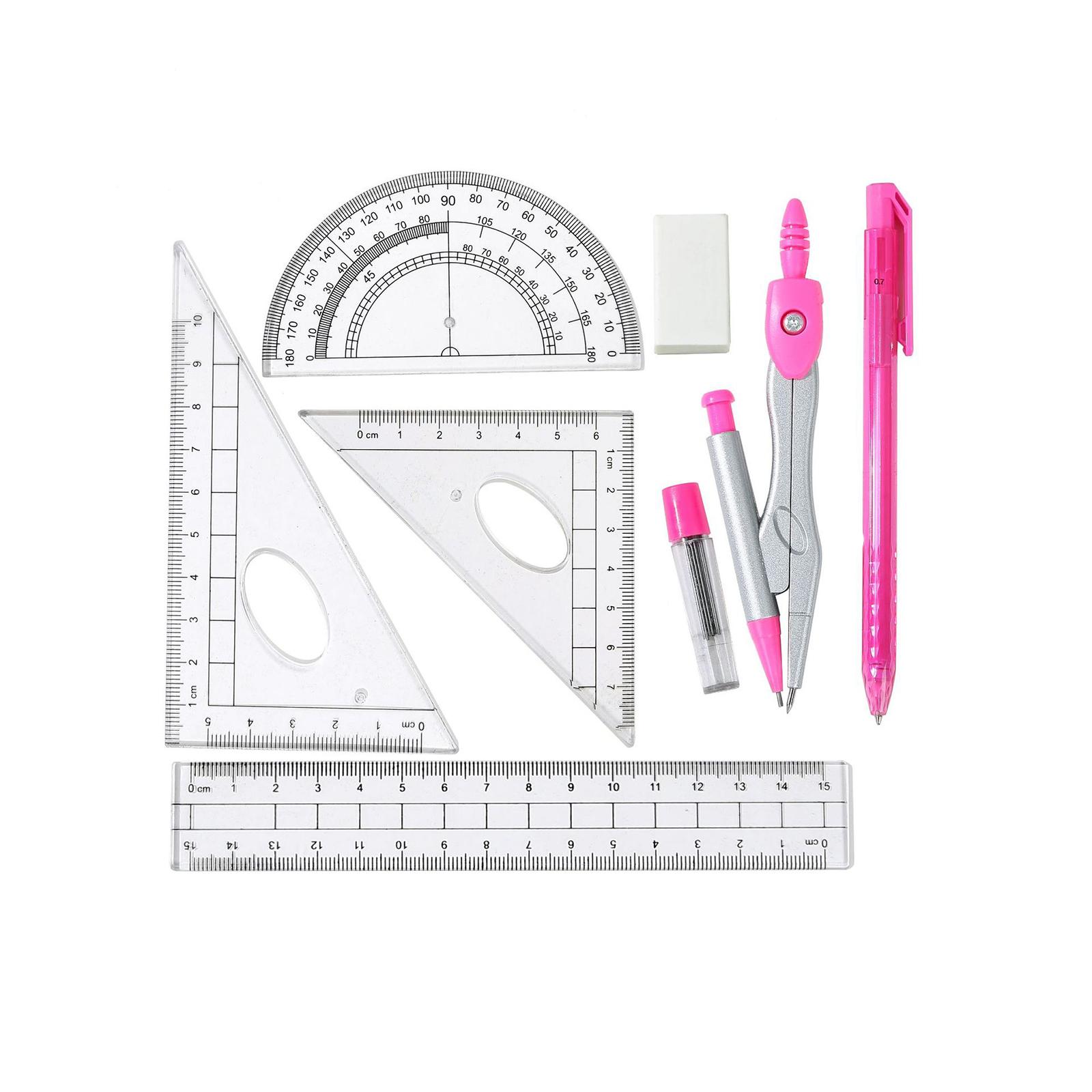 Engineering Math Geometry Equi - đánh giá và giá Math Geometry Set With Compass