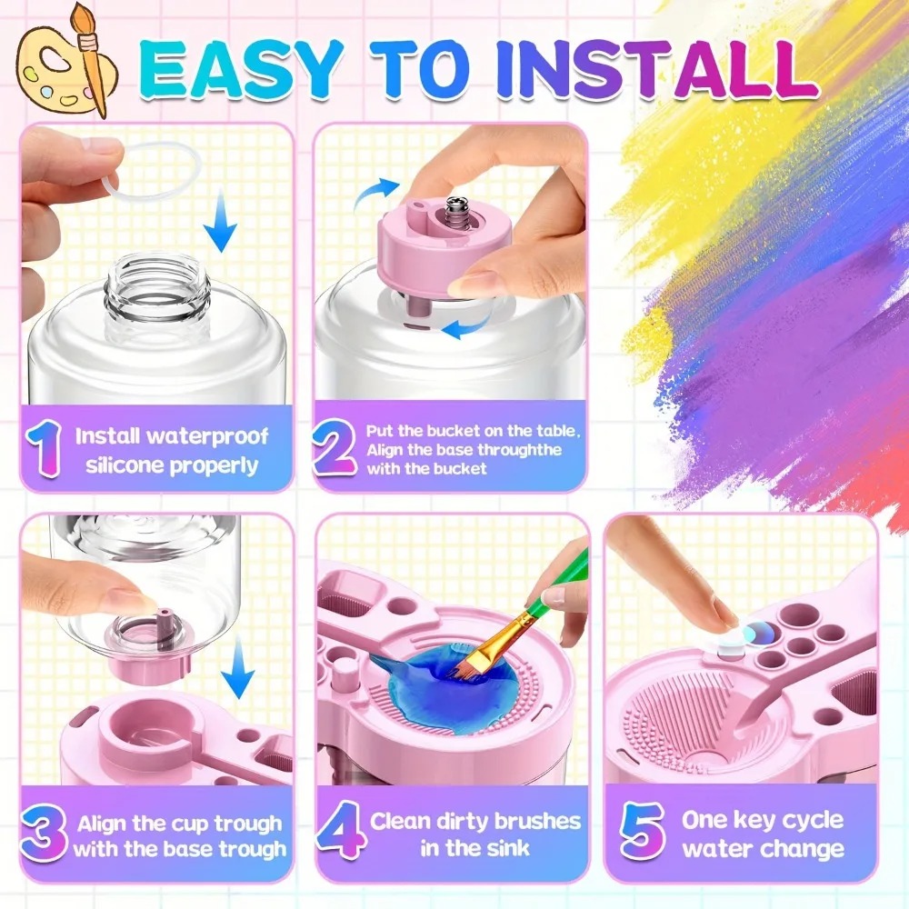 Paint Brush Washer Multifuncti - đánh giá và giá Writing Tools