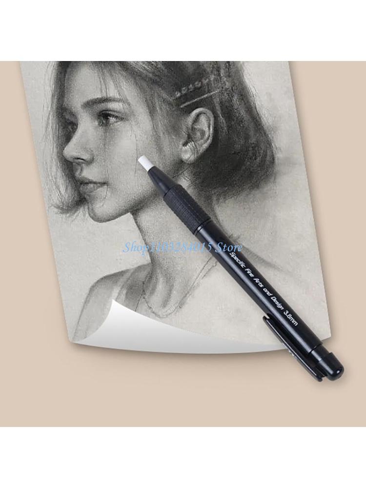 R6FF Bút tẩy có thể thu vào 5  - đánh giá và giá Retractable Eraser Pen Click