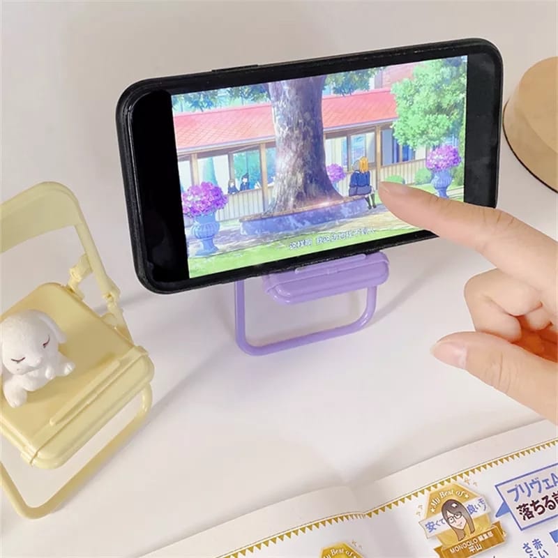 Cute Chair Phone Holder Stand  - đánh giá và giá Desk Accessories