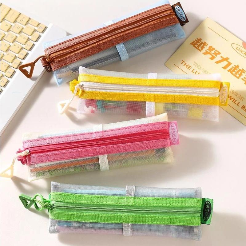 Transparent Mesh Pencil Pouch  - đánh giá và giá Clear Mesh Pencil Pouch For Exam