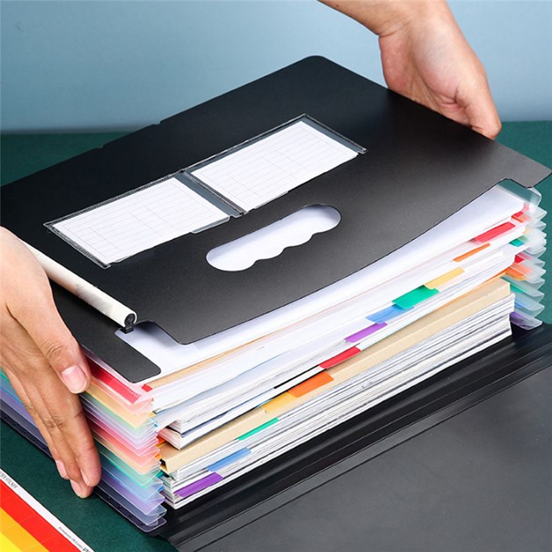 1 Piece 13 Pockets Expanding F - đánh giá và giá Expandable Accordion File Folder 13 Pockets