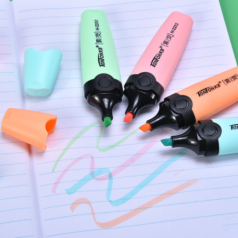 6 Pcs/set Highlighter Pastel C - đánh giá và giá Pastel Highlighter Set Double Ended