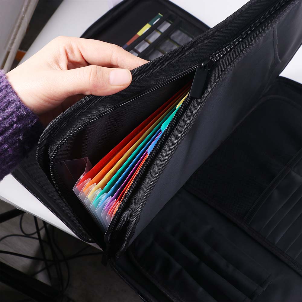 13 Accordion Pocket Fireproof  - đánh giá và giá Expandable Accordion File Folder 13 Pockets