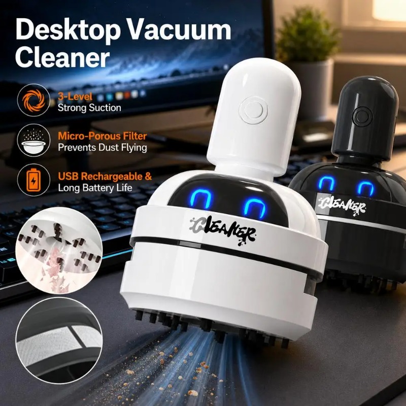 Desktop Cleaner Vacuum Cleaner - đánh giá và giá Mini Desktop Vacuum Cleaner For Eraser Dust