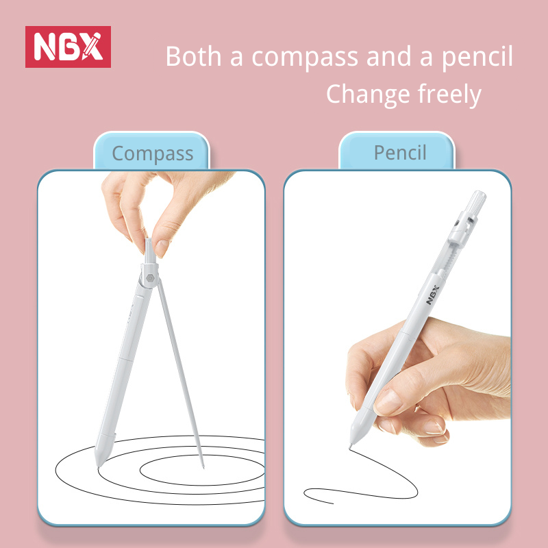 NBX La Bàn Bút Chì Học Vẽ Công - đánh giá và giá Math Geometry Set With Compass