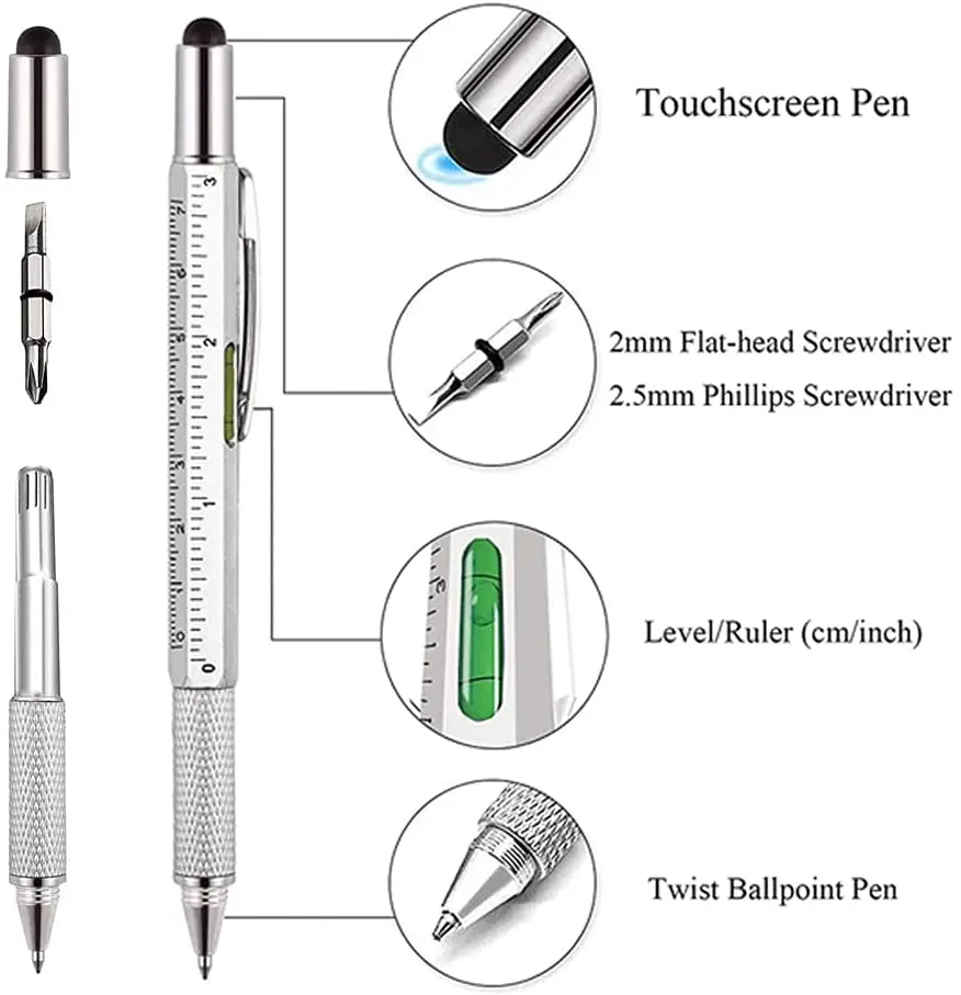 7 in 1 Multifunctional Pen Tou - đánh giá và giá Writing Tools